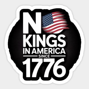 No-kings-in-america Sticker